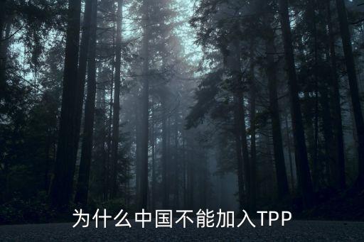 為什么中國(guó)不能加入TPP