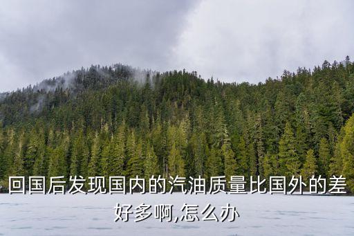 中國燃油品質(zhì),燃油品質(zhì)差會影響什么?