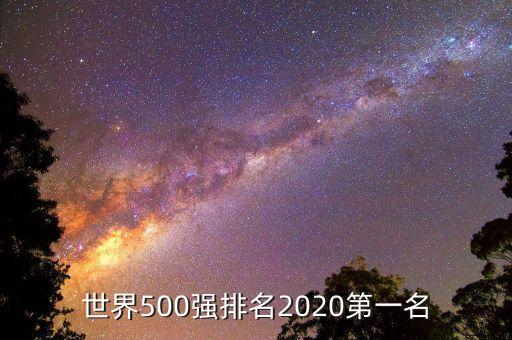 世界500強(qiáng)排名2020第一名