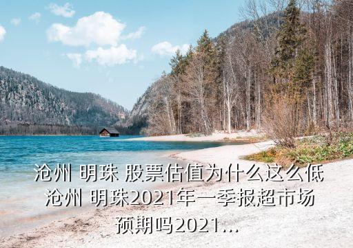  滄州 明珠 股票估值為什么這么低 滄州 明珠2021年一季報(bào)超市場預(yù)期嗎2021...