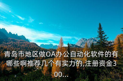 青島市地區(qū)做OA辦公自動化軟件的有哪些啊推薦幾個有實力的,注冊資金300...