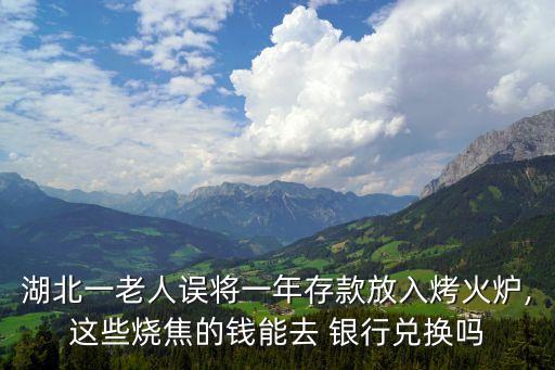 湖北一老人誤將一年存款放入烤火爐,這些燒焦的錢能去 銀行兌換嗎