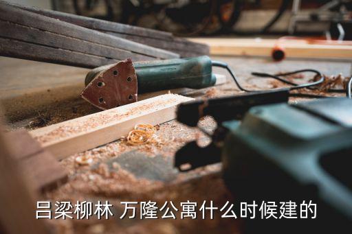 呂梁柳林 萬隆公寓什么時(shí)候建的