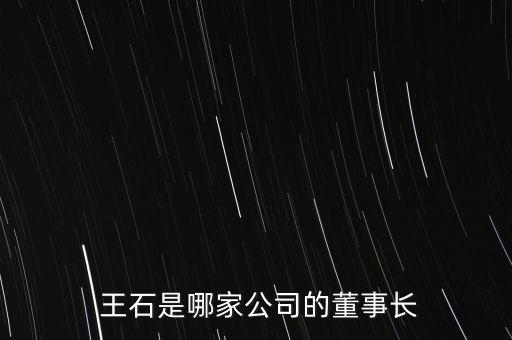  王石是哪家公司的董事長(zhǎng)