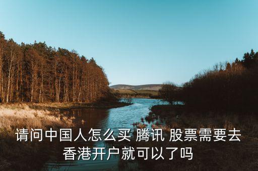 請(qǐng)問(wèn)中國(guó)人怎么買 騰訊 股票需要去香港開戶就可以了嗎