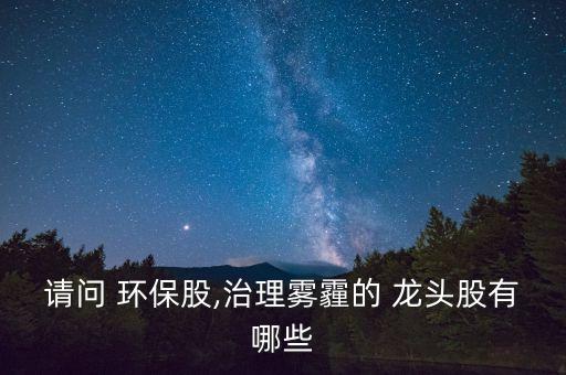 請(qǐng)問 環(huán)保股,治理霧霾的 龍頭股有哪些