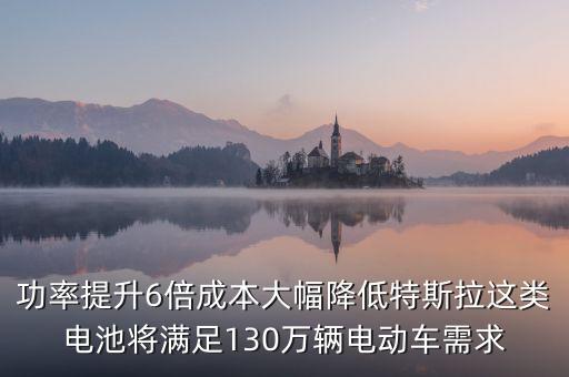 功率提升6倍成本大幅降低特斯拉這類(lèi)電池將滿(mǎn)足130萬(wàn)輛電動(dòng)車(chē)需求