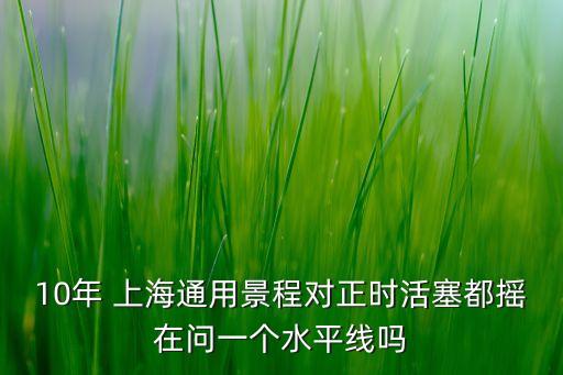 10年 上海通用景程對(duì)正時(shí)活塞都搖在問(wèn)一個(gè)水平線嗎