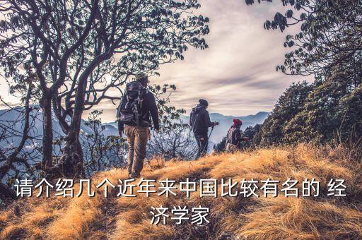 請介紹幾個近年來中國比較有名的 經(jīng)濟(jì)學(xué)家