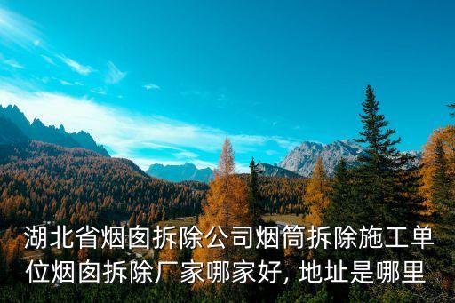  湖北省煙囪拆除公司煙筒拆除施工單位煙囪拆除廠家哪家好, 地址是哪里