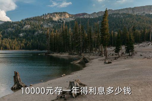 10000元存一年得利息多少錢(qián)