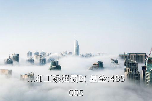 ...和工銀強債B( 基金:485005