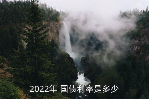 2022年 國債利率是多少