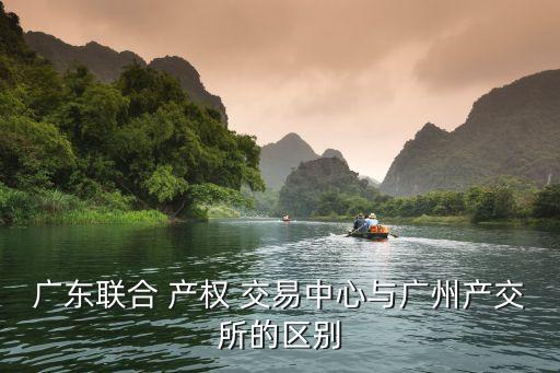 廣東聯(lián)合 產(chǎn)權 交易中心與廣州產(chǎn)交所的區(qū)別