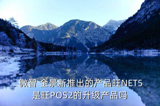  微智 全景新推出的產品旺NET5是旺POS2的升級產品嗎