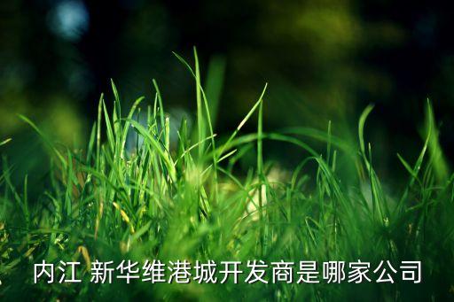 內(nèi)江 新華維港城開發(fā)商是哪家公司