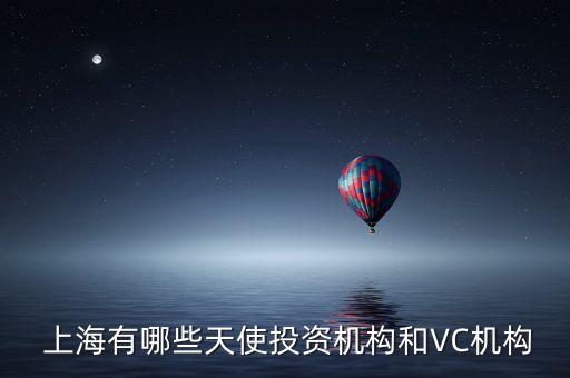  上海有哪些天使投資機構(gòu)和VC機構(gòu)