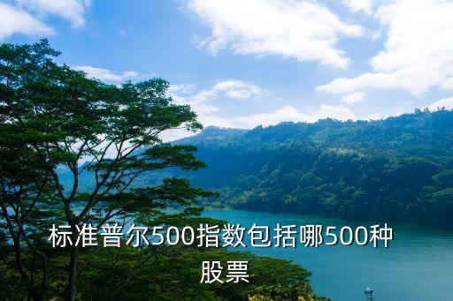 標(biāo)準(zhǔn)普爾500指數(shù)包括哪500種 股票