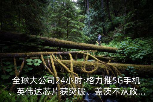 全球大公司24小時:格力推5G手機、英偉達芯片獲突破、蓋茨不從政…