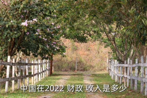 中國在2022 財(cái)政 收入是多少