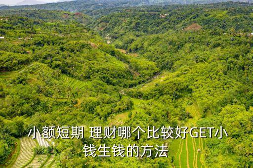  小額短期 理財(cái)哪個(gè)比較好GET小錢生錢的方法