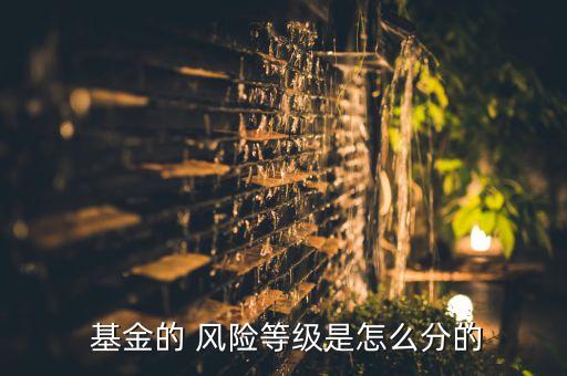  基金的 風(fēng)險等級是怎么分的