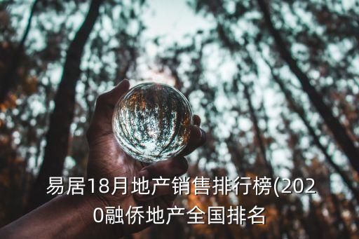  易居18月地產(chǎn)銷售排行榜(2020融僑地產(chǎn)全國(guó)排名