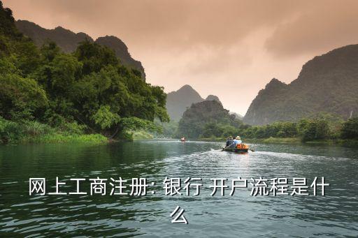 網(wǎng)上工商注冊(cè): 銀行 開(kāi)戶流程是什么