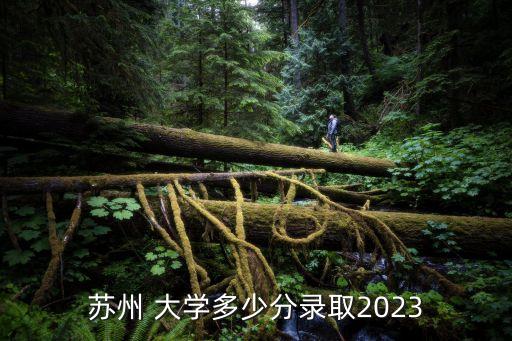 蘇州 大學(xué)多少分錄取2023