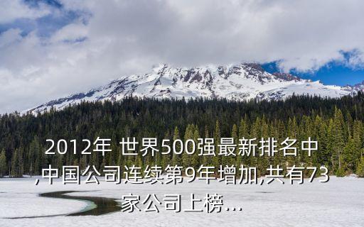 世界100強(qiáng)中國(guó)企業(yè),世界前100強(qiáng)企業(yè)