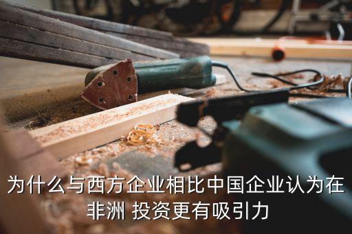 為什么與西方企業(yè)相比中國(guó)企業(yè)認(rèn)為在 非洲 投資更有吸引力