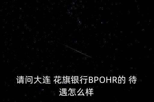 請問大連 花旗銀行BPOHR的 待遇怎么樣