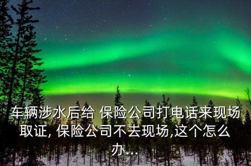 保險(xiǎn)公司沒有救援怎么辦