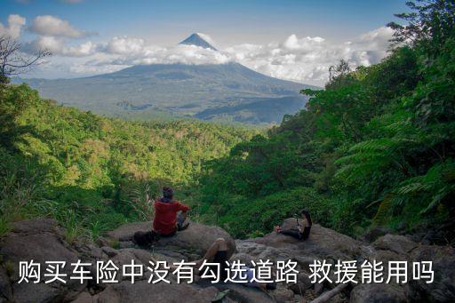 購買車險中沒有勾選道路 救援能用嗎