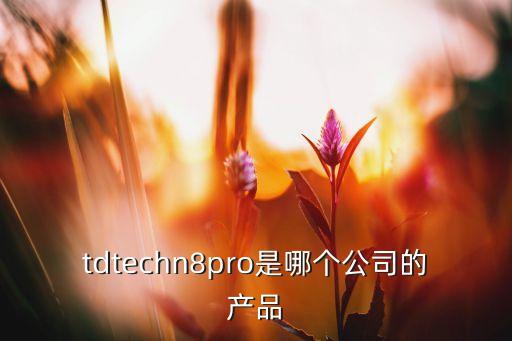 tdtechn8pro是哪個(gè)公司的產(chǎn)品