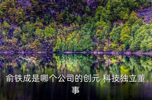 俞鐵成是哪個(gè)公司的創(chuàng)元 科技獨(dú)立董事