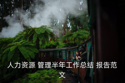 人力資源 管理半年工作總結(jié) 報(bào)告范文