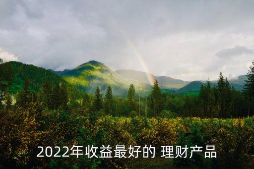 2022年收益最好的 理財產(chǎn)品