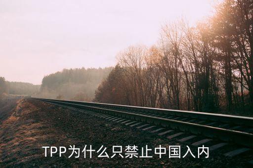 TPP為什么只禁止中國(guó)入內(nèi)