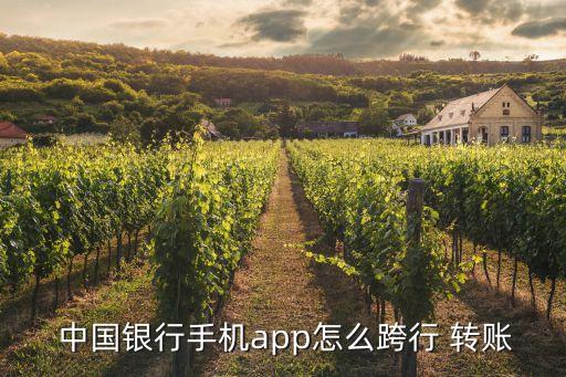  中國銀行手機(jī)app怎么跨行 轉(zhuǎn)賬