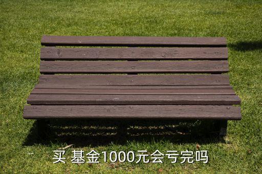 買(mǎi) 基金1000元會(huì)虧完嗎