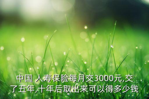 中國人壽10年理財系統(tǒng)入5年