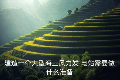 建造一個大型海上風(fēng)力發(fā) 電站需要做什么準(zhǔn)備