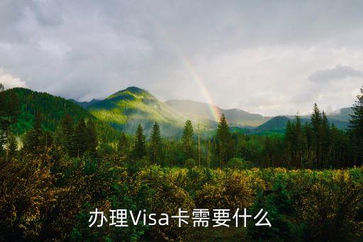 辦理Visa卡需要什么