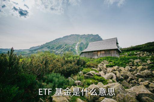 etf基金是什么,ETF基金是什么風險類型