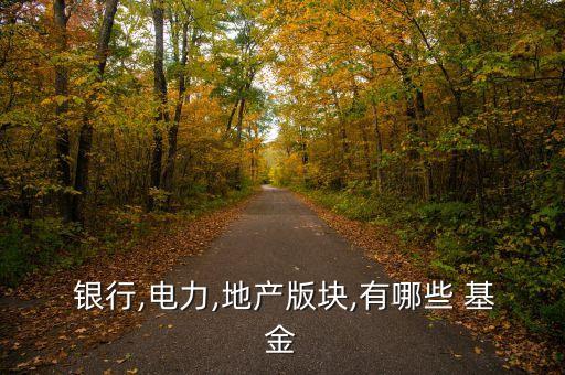  銀行,電力,地產(chǎn)版塊,有哪些 基金