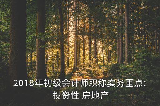 投資性房地產(chǎn)轉(zhuǎn)讓