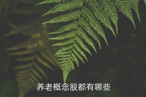  養(yǎng)老概念股都有哪些