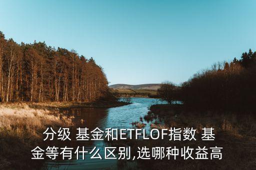  分級 基金和ETFLOF指數(shù) 基金等有什么區(qū)別,選哪種收益高