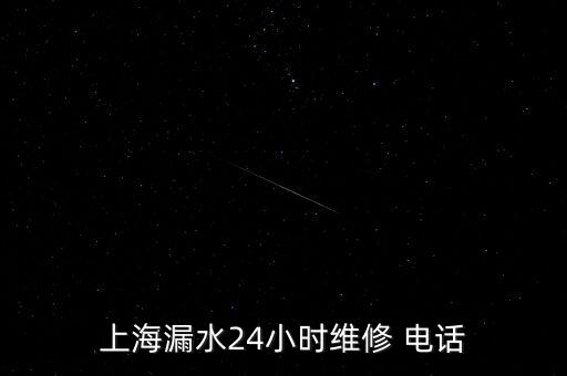 上海漏水24小時(shí)維修 電話